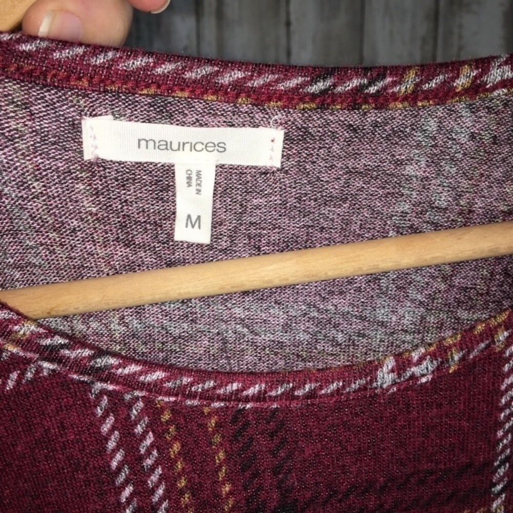 NWT Maurices Two Toned Blouse - Picture 5 of 6